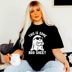 This is some boo sheet .. Halloween T-shirt design